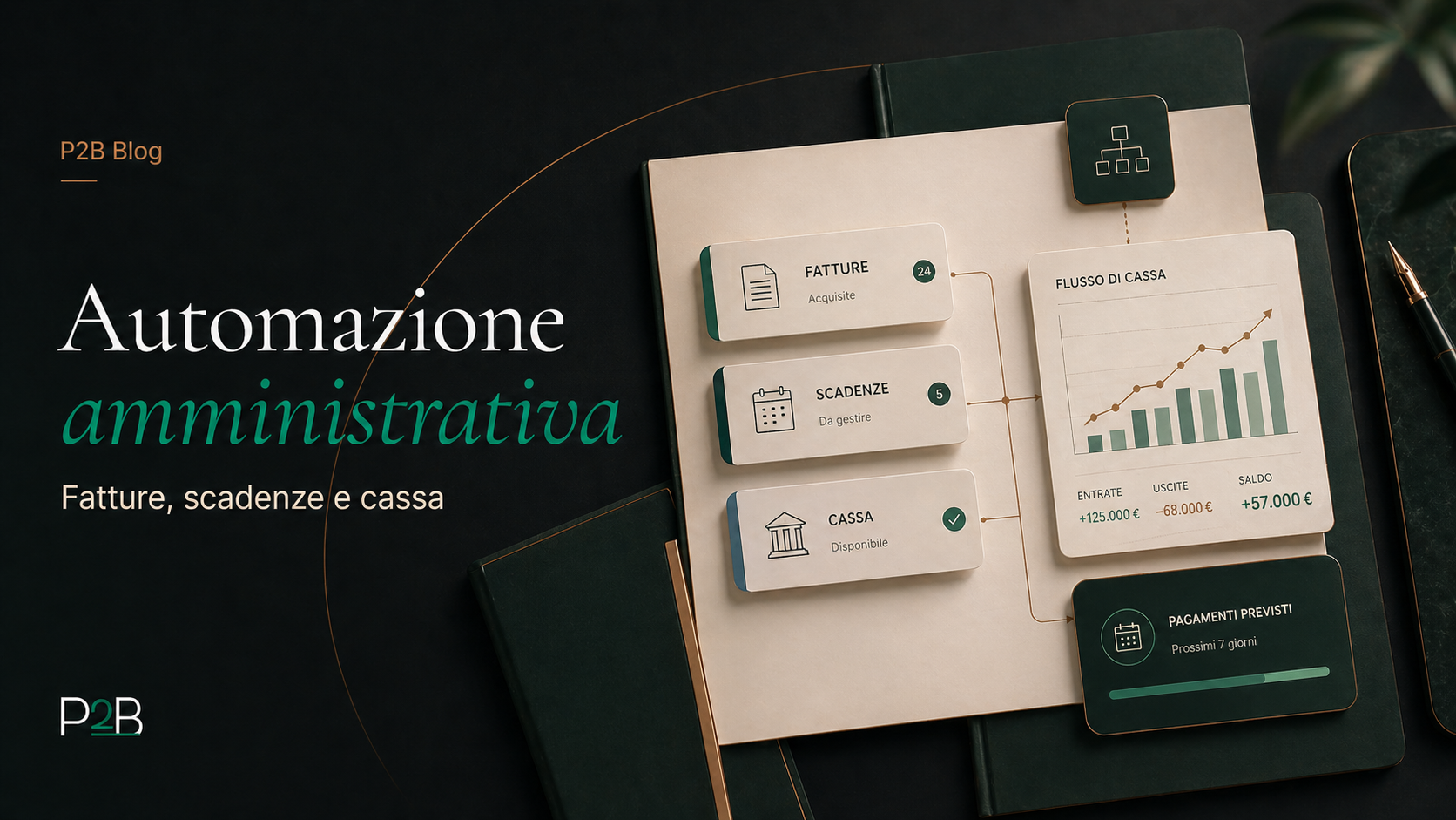 Automazione amministrativa: fatture, scadenze e cassa